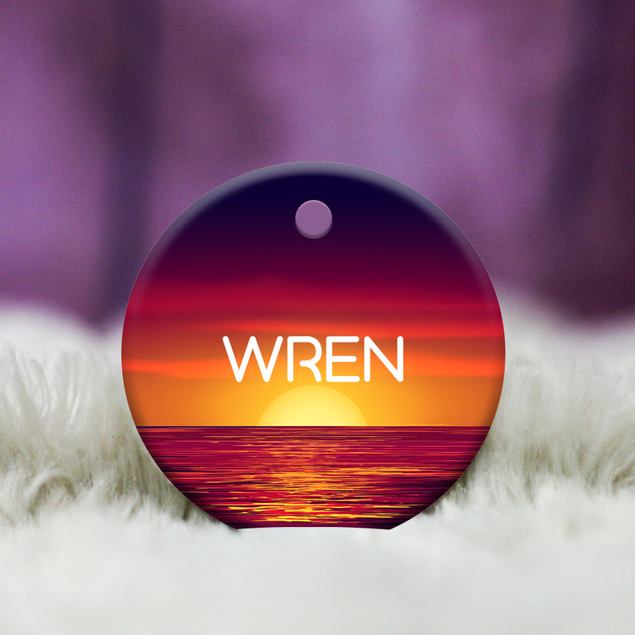 Wren's Sunset Tag